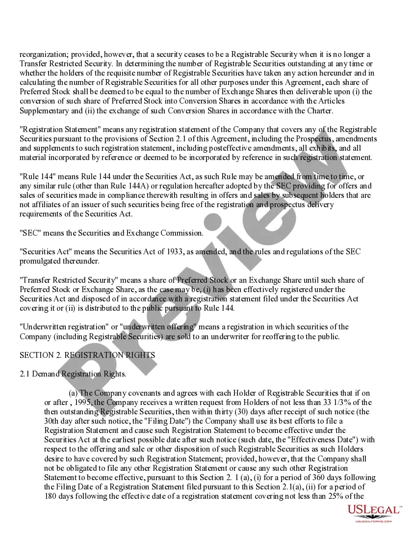 Get Registration Rights Agreement between Alexander and Alexander Services, Inc. and Purchasers Preview Registration Rights Agreement between Alexander and Alexander Services, Inc. and Purchasers