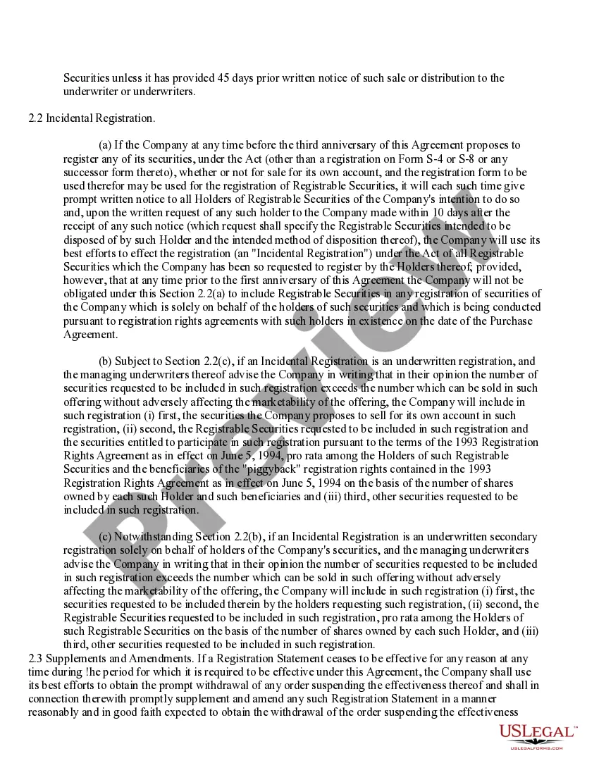 Get Registration Rights Agreement between Alexander and Alexander Services, Inc. and Purchasers Preview Registration Rights Agreement between Alexander and Alexander Services, Inc. and Purchasers