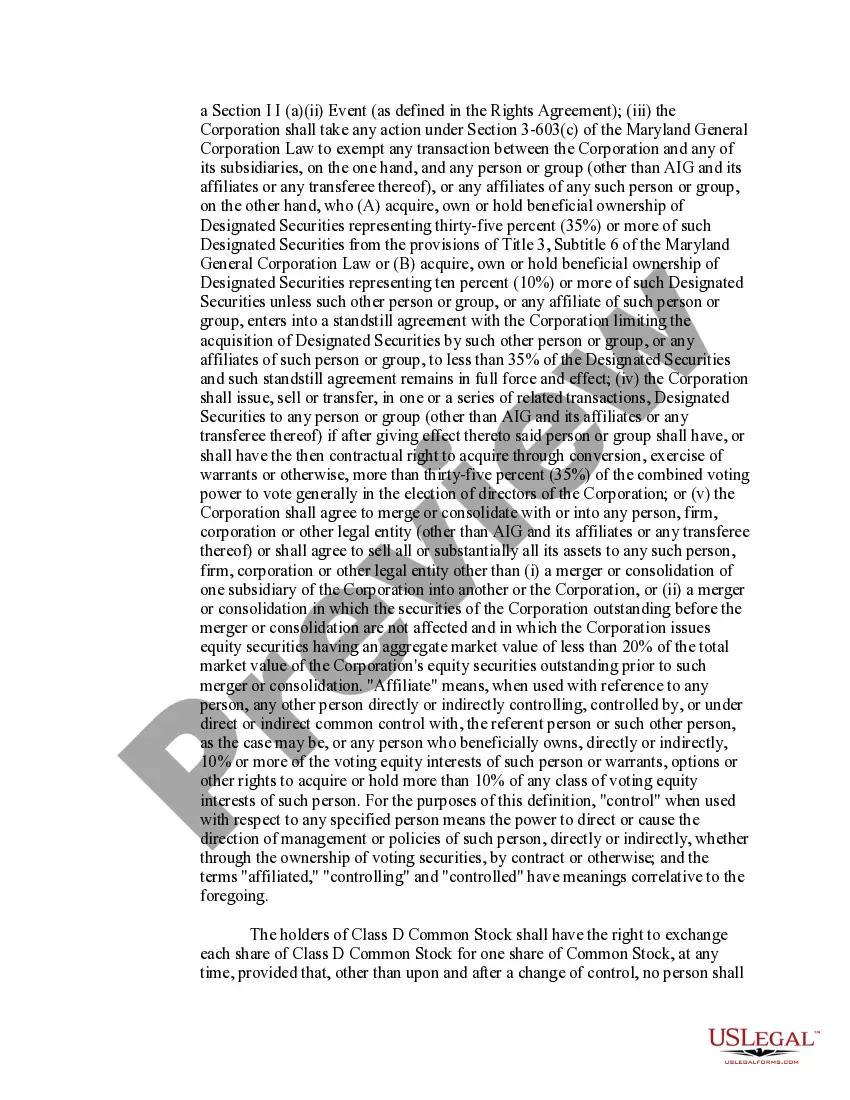 Get Articles of Amendment of the Charter Preview Articles of Amendment of the Charter