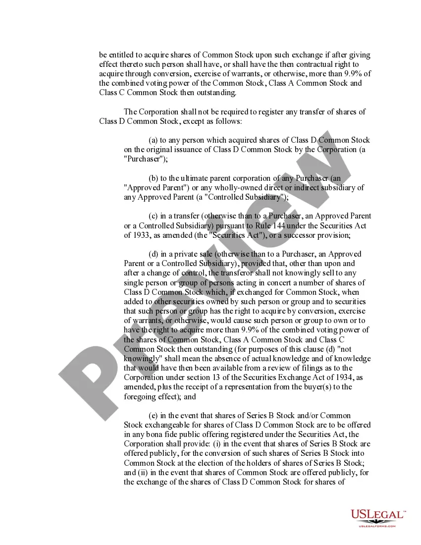 Get Articles of Amendment of the Charter Preview Articles of Amendment of the Charter