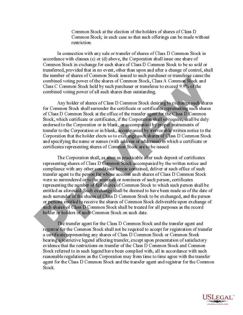 Get Articles of Amendment of the Charter Preview Articles of Amendment of the Charter