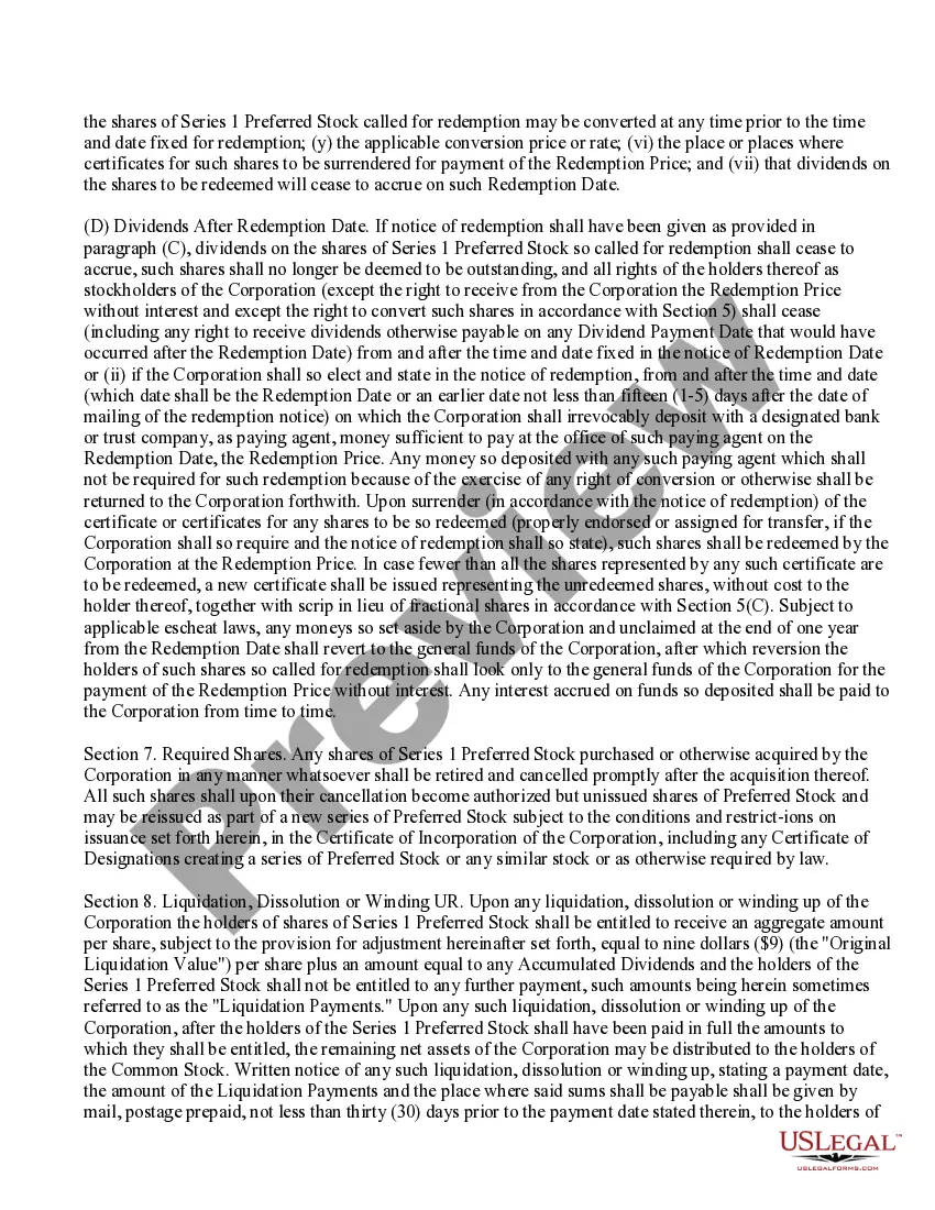 Get Text of proposed amendment to certificate of incorporation Preview Text of proposed amendment to certificate of incorporation