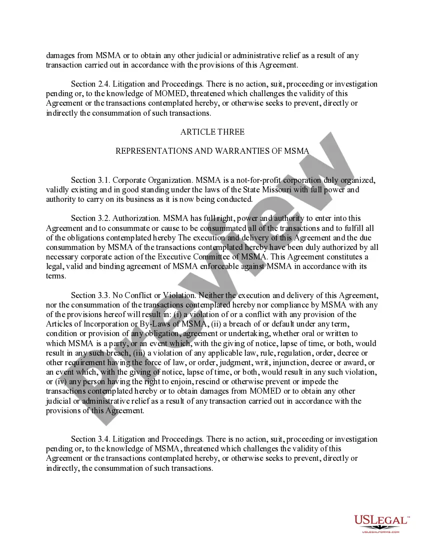 Get Share Exchange Agreement with exhibits between Momed Holding Co. and Missouri State Medical Assoc. Preview Share Exchange Agreement with exhibits between Momed Holding Co. and Missouri State Medical Assoc.
