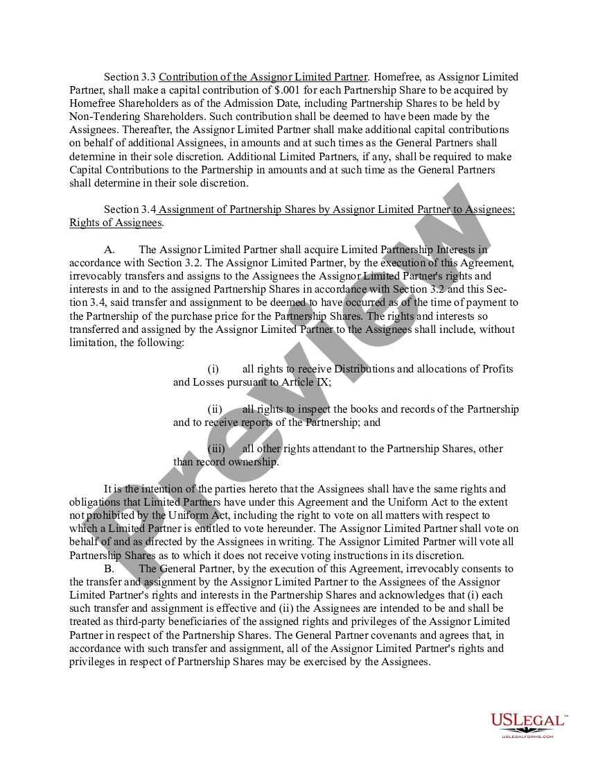 Amended And Restated Agreement Of Limited Partnership - Agreement ...