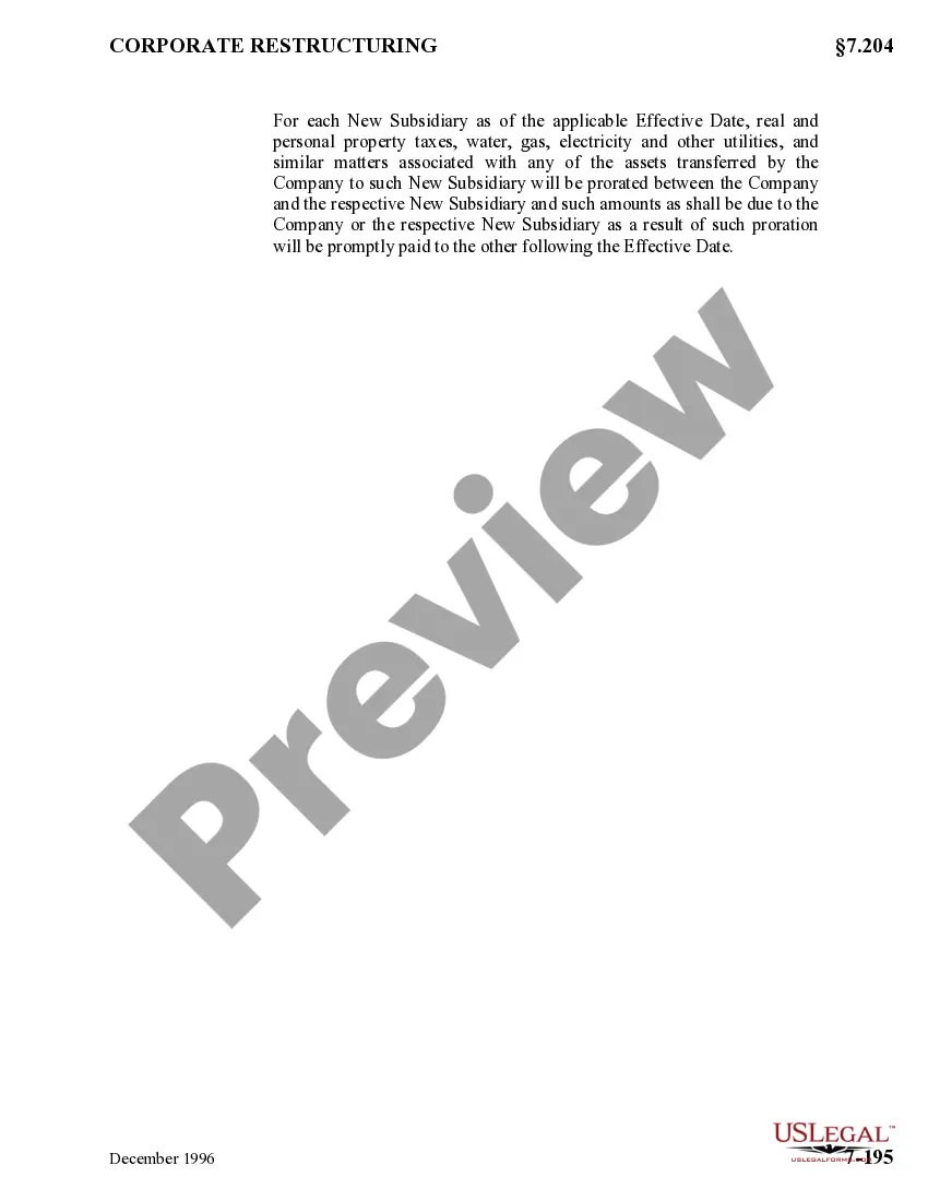 Get Plan of Internal Restructuring Preview Plan of Internal Restructuring