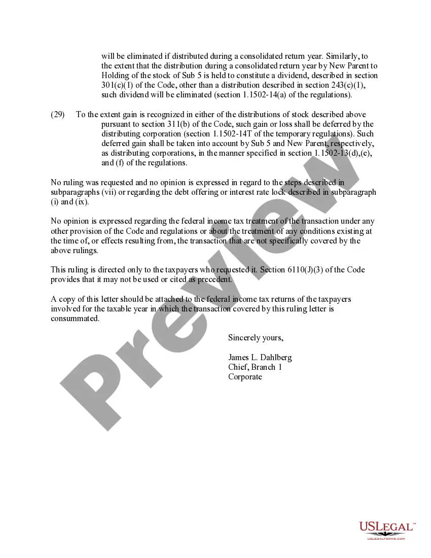Get Internal Revenue Service Ruling Letter Preview Internal Revenue Service Ruling Letter