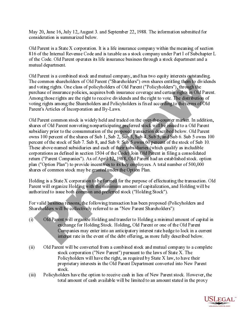 Get Internal Revenue Service Ruling Letter Preview Internal Revenue Service Ruling Letter