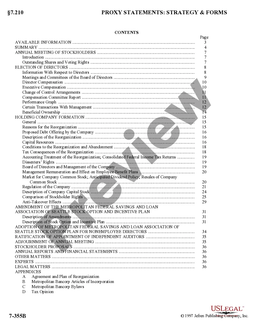 Get Proxy Statement - Metropolitan Bancorp with appendices Preview Proxy Statement - Metropolitan Bancorp with appendices