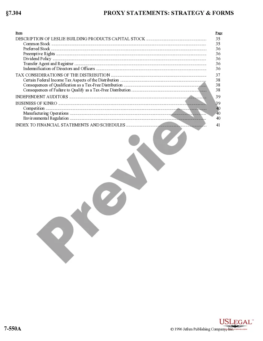 Get Information Statement - Common Stock Preview Information Statement - Common Stock