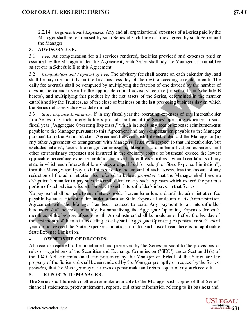 Get Management Agreement between Advisers Managers Trust and Neuberger and Berman Management Inc. Preview Management Agreement between Advisers Managers Trust and Neuberger and Berman Management Inc.