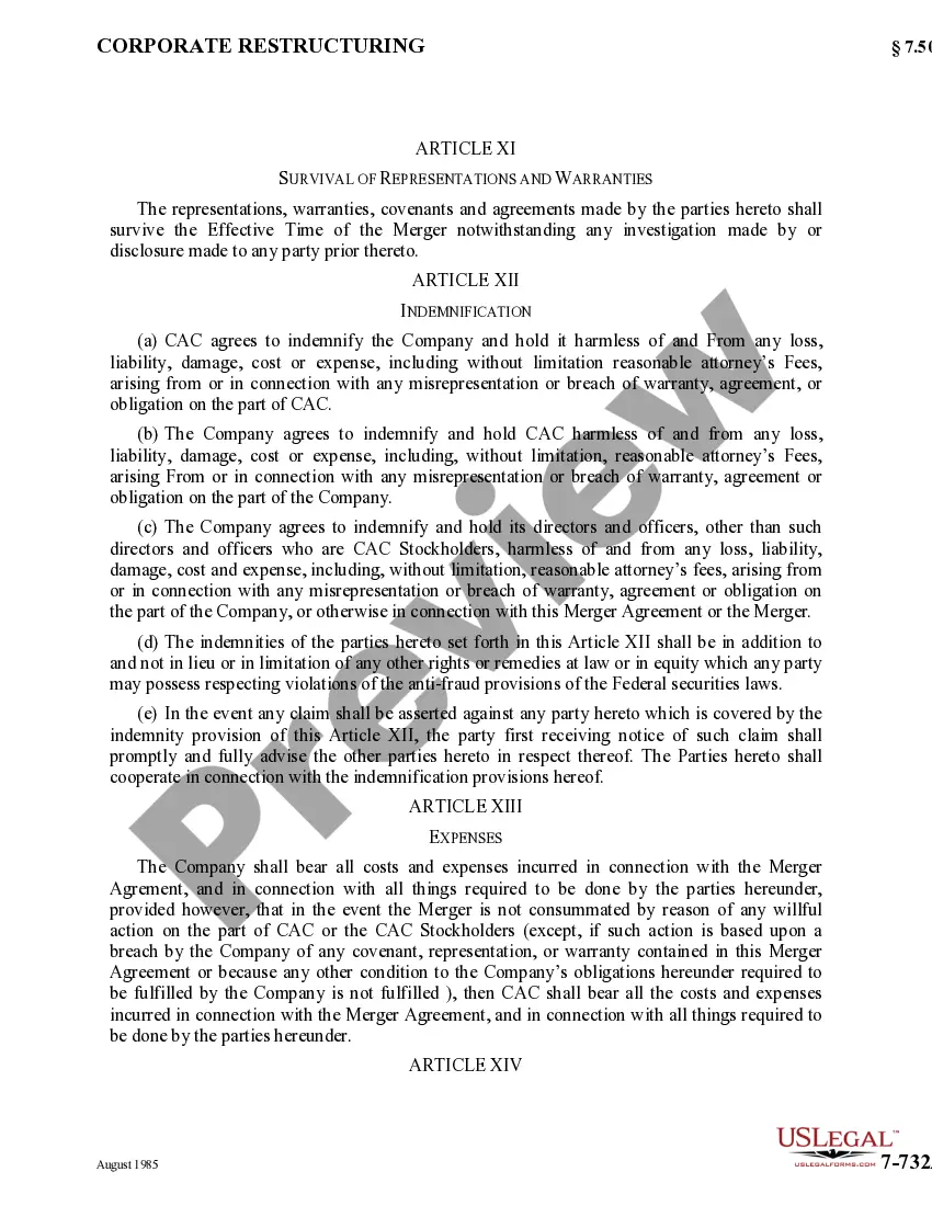 Get Agreement and Plan of Merger by NFA Corp. and Casty Acquisition Corp. Preview Agreement and Plan of Merger by NFA Corp. and Casty Acquisition Corp.