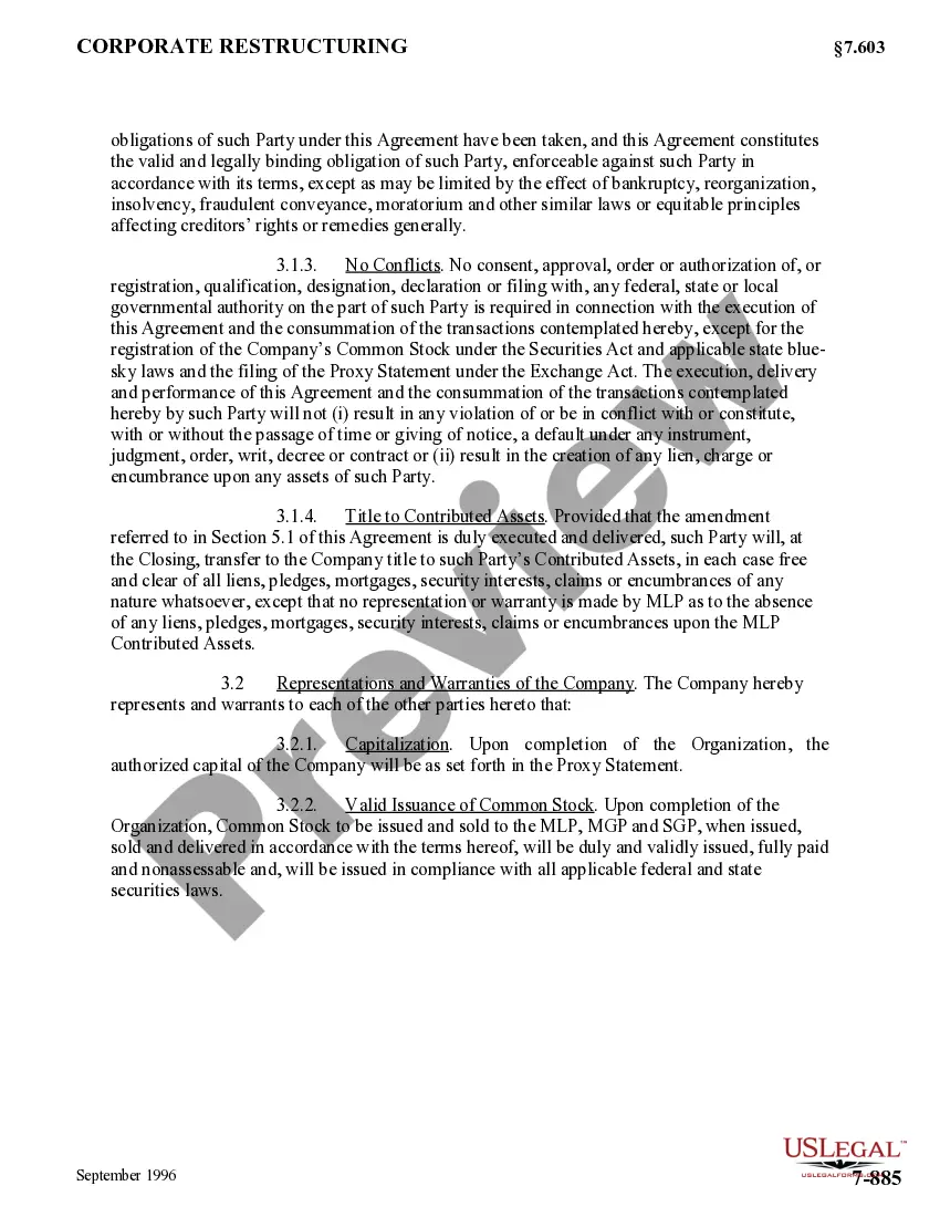 Preview Organization Agreement with exhibit