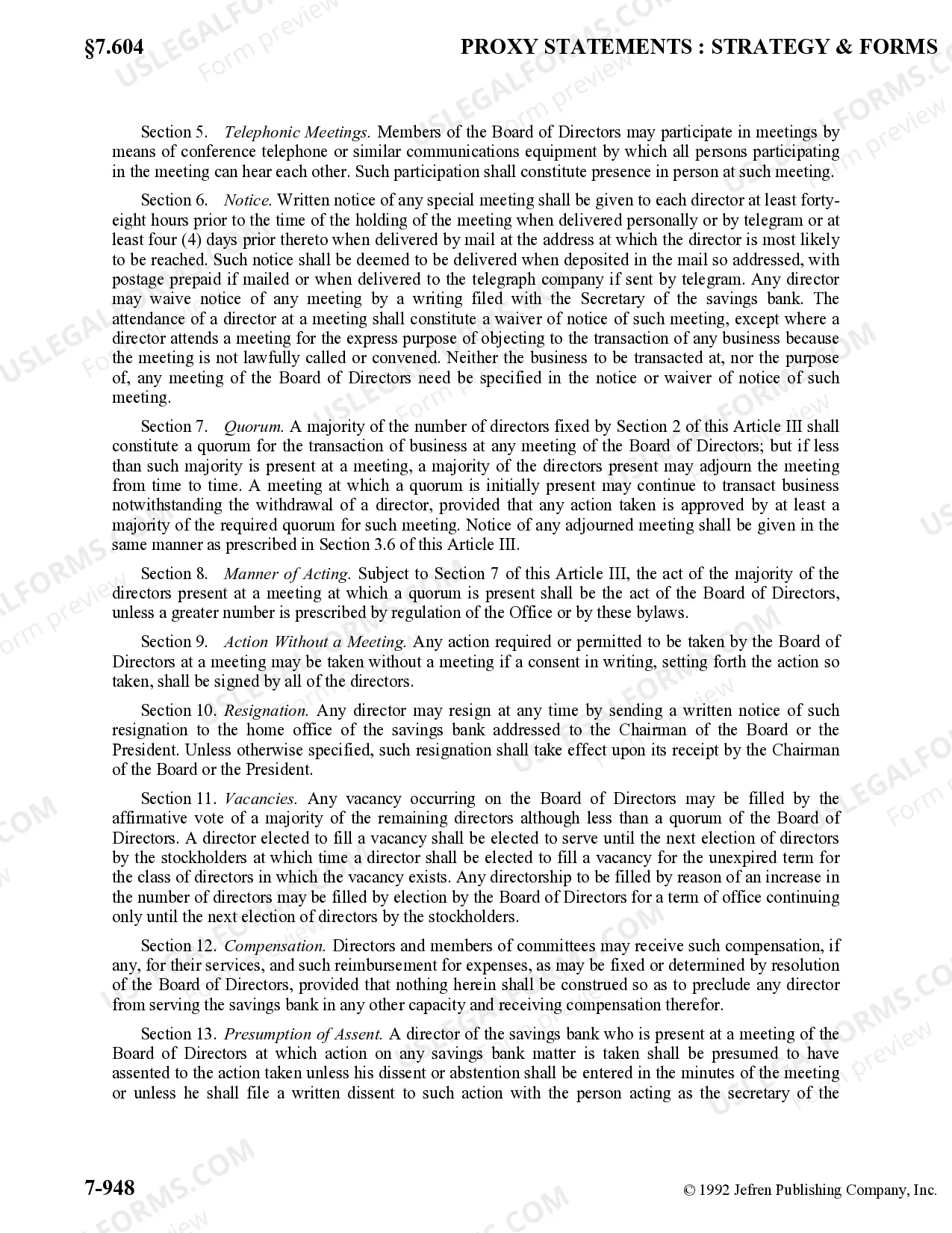 Preview Bylaws of Great American Bank, FSB