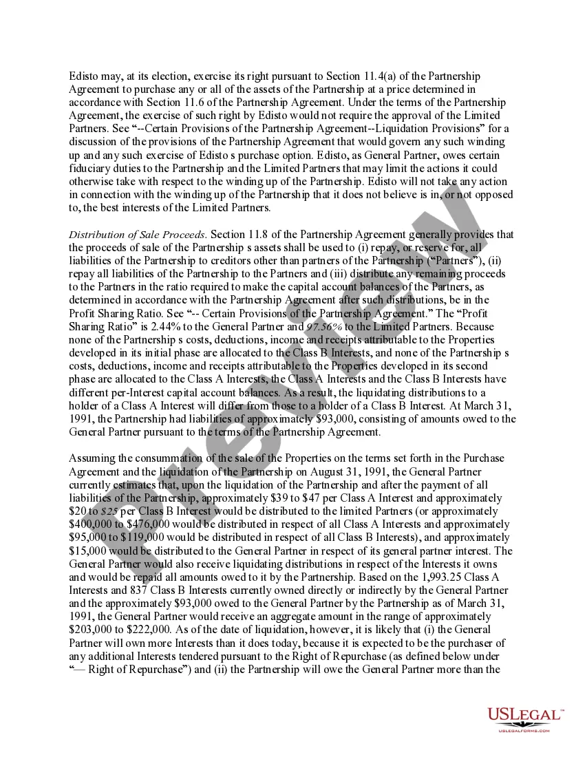 Get Proxy Statement - NRM 1984 Development Income Fund Ltd with exhibit Preview Proxy Statement - NRM 1984 Development Income Fund Ltd with exhibit