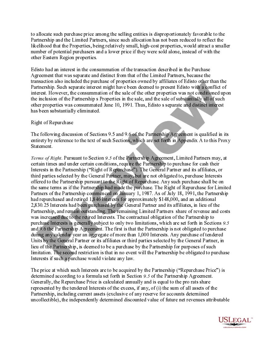 Get Proxy Statement - NRM 1984 Development Income Fund Ltd with exhibit Preview Proxy Statement - NRM 1984 Development Income Fund Ltd with exhibit