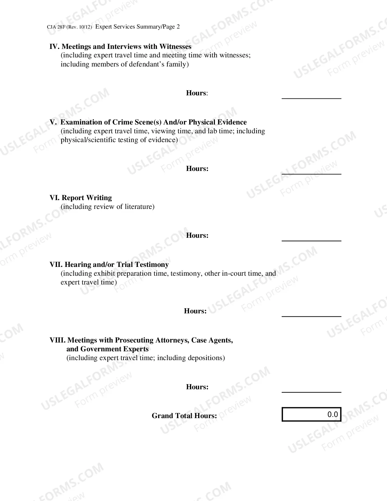 Preview Expert Services Summary Budget Worksheet for Non-capital Representations with the Potential for Extraordinary Cost