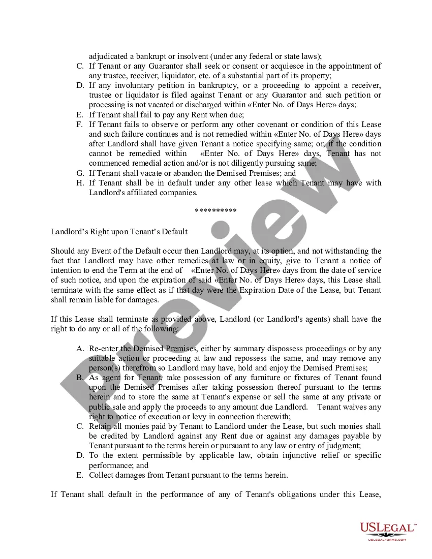 Preview Default Clause