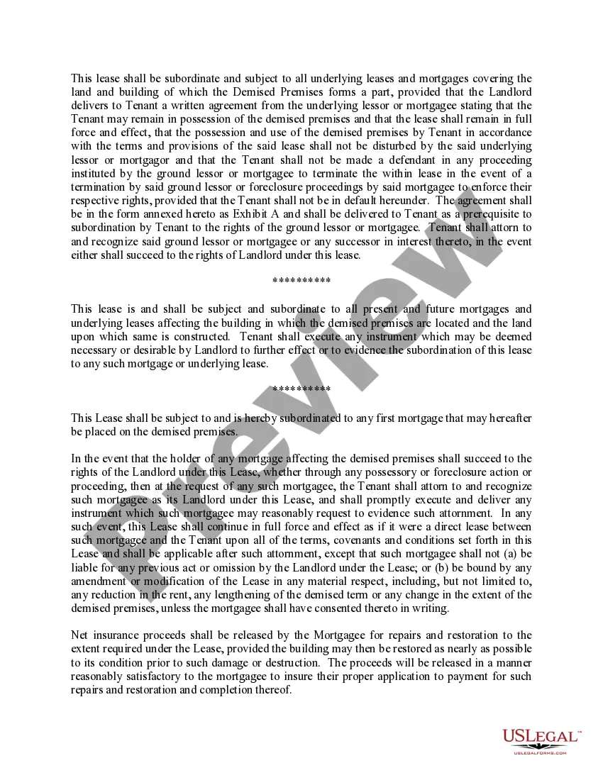 Get Subordination Clause Preview Subordination Clause