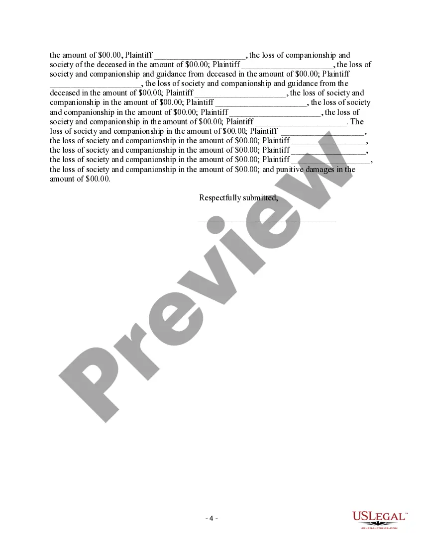 Get Complaint Against Hotel for Failure to Protect Patrons - Death Claim Preview Complaint Against Hotel for Failure to Protect Patrons - Death Claim