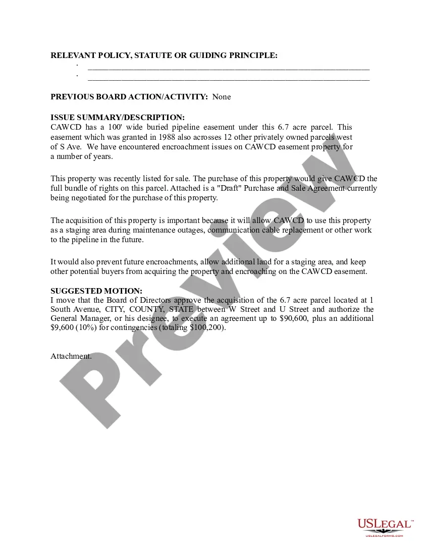 Get Action Brief - Board of Directors Preview Action Brief - Board of Directors