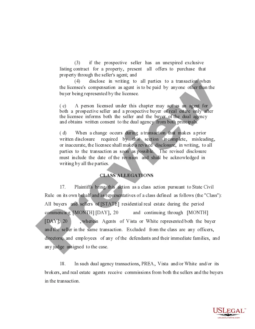 Get Fifth Amended Class Action Complaint Preview Fifth Amended Class Action Complaint
