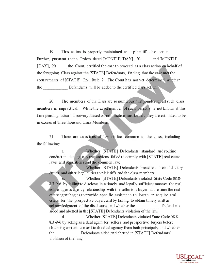 Get Fifth Amended Class Action Complaint Preview Fifth Amended Class Action Complaint