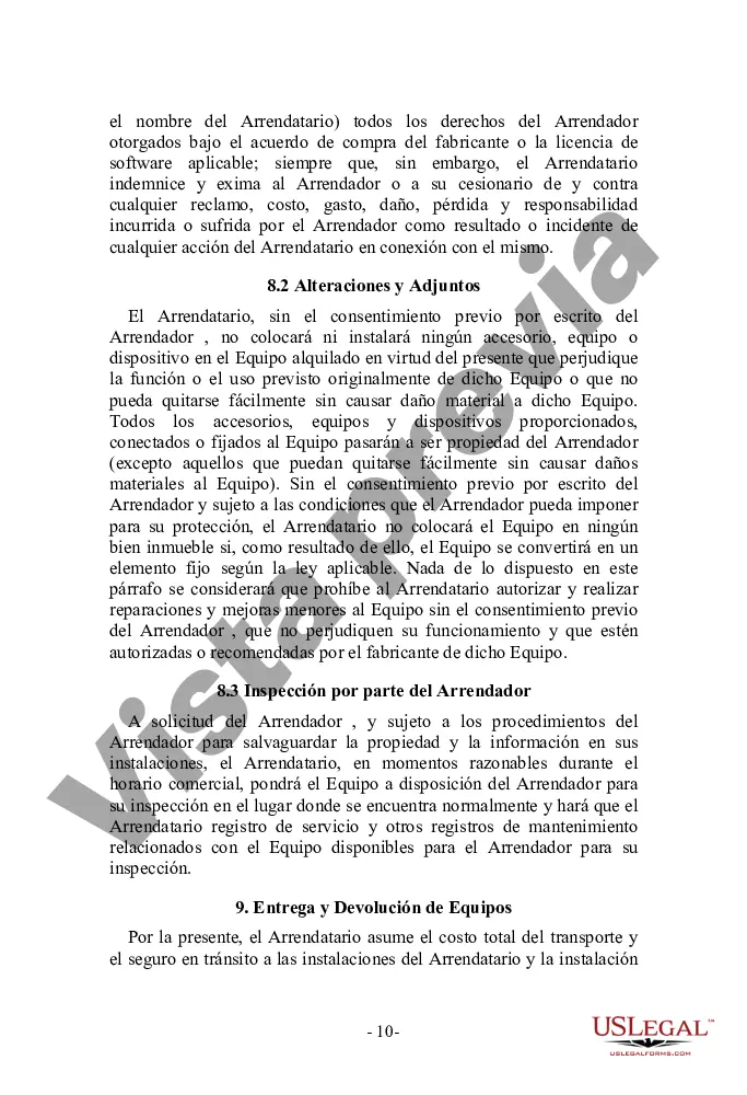 Preview Contrato de arrendamiento principal de terceros