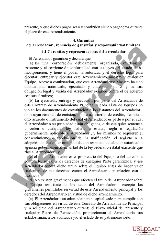 Preview Contrato de arrendamiento principal de terceros