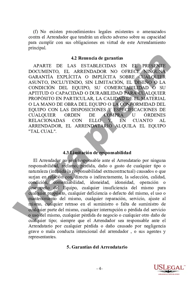 Preview Contrato de arrendamiento principal de terceros