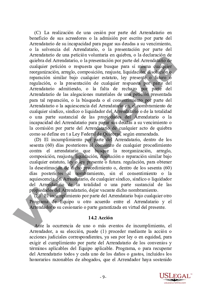 Preview Contrato de arrendamiento financiero principal