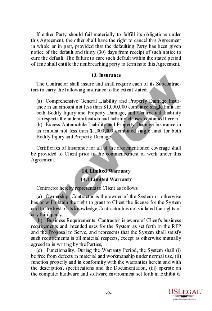 Get Agreement for System Procurement and Integration Preview Agreement for System Procurement and Integration