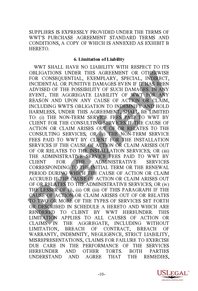 Preview Network Services Agreement