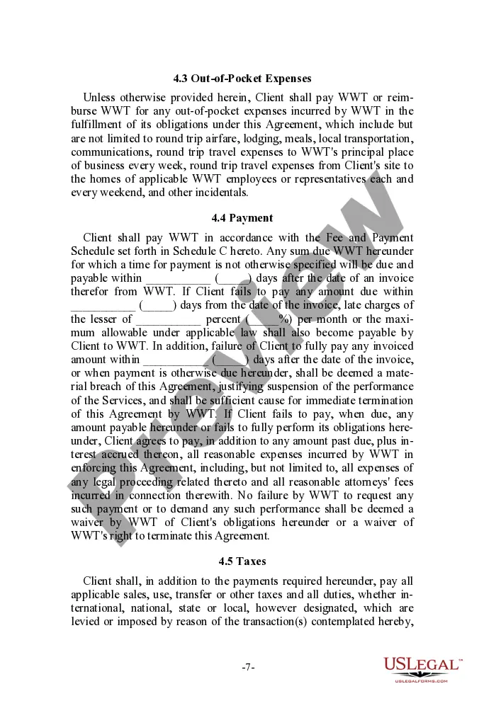 Preview Network Services Agreement