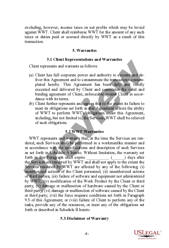 Preview Network Services Agreement