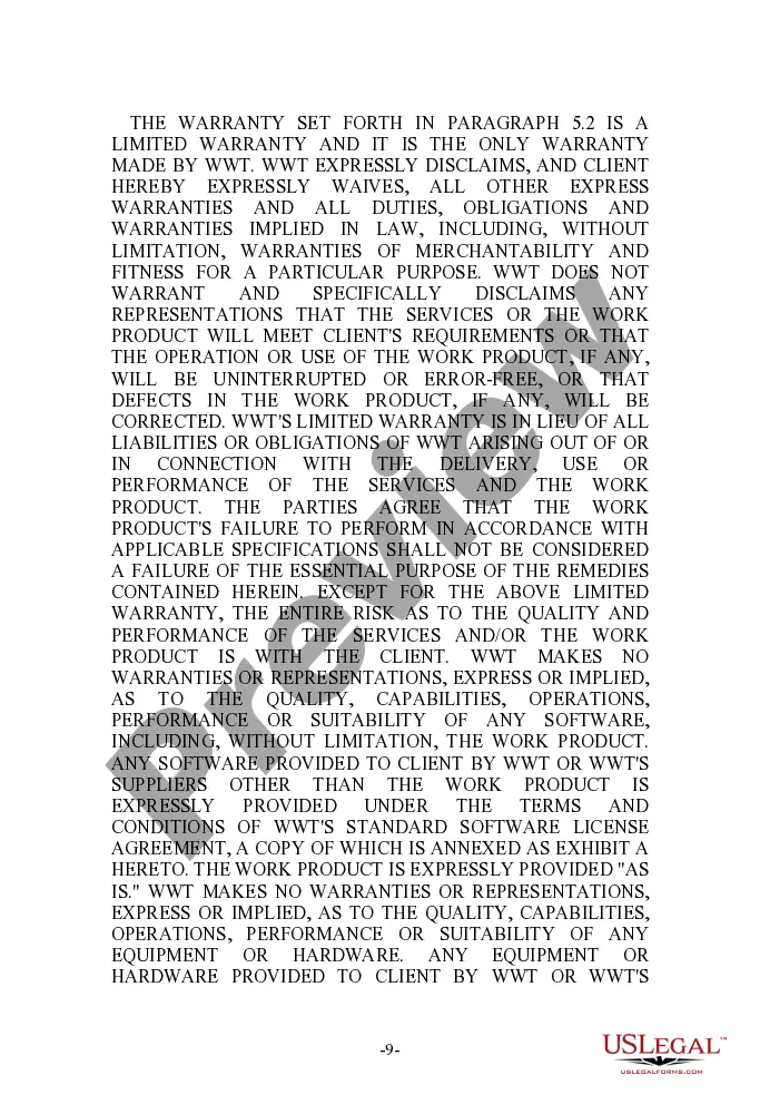 Preview Network Services Agreement