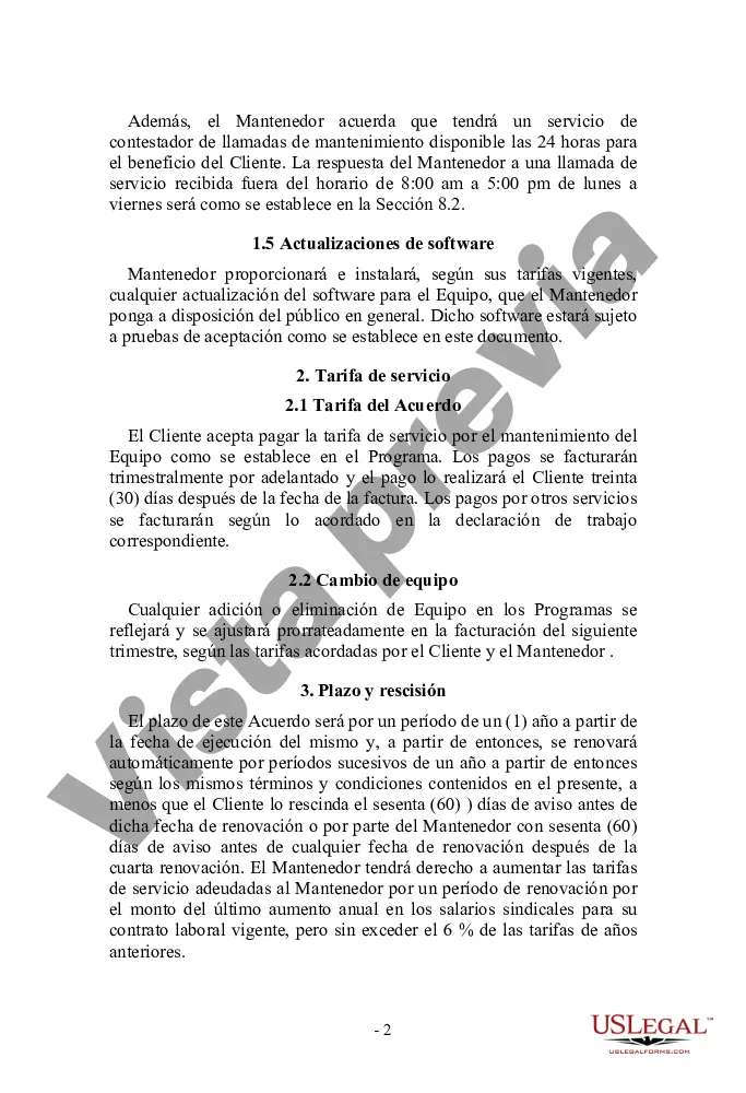 Preview Contrato de Servicio de Telecomunicaciones