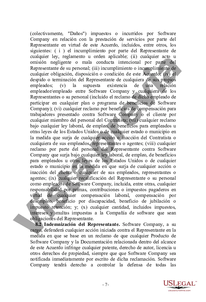 Preview Acuerdo de representante de ventas independiente