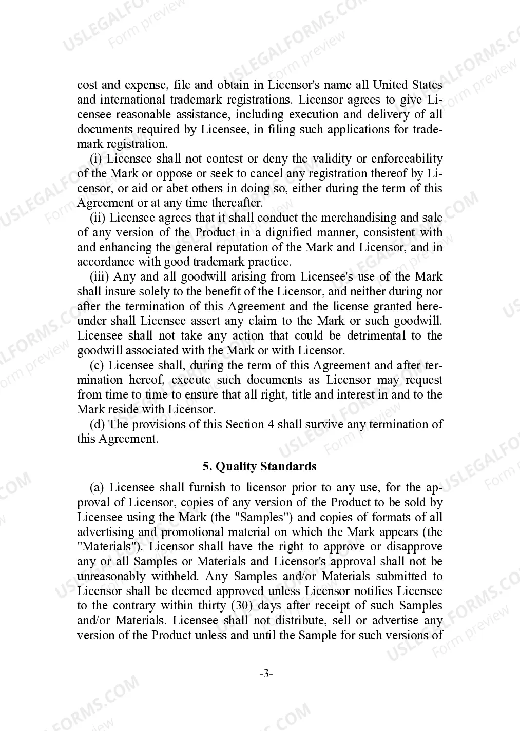 Preview Trademark License Agreement for a Software Product in Educational Market