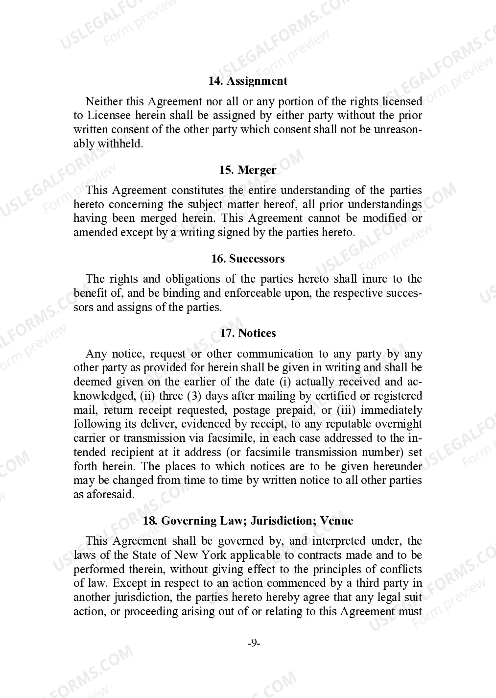 Preview Trademark License Agreement for a Software Product in Educational Market