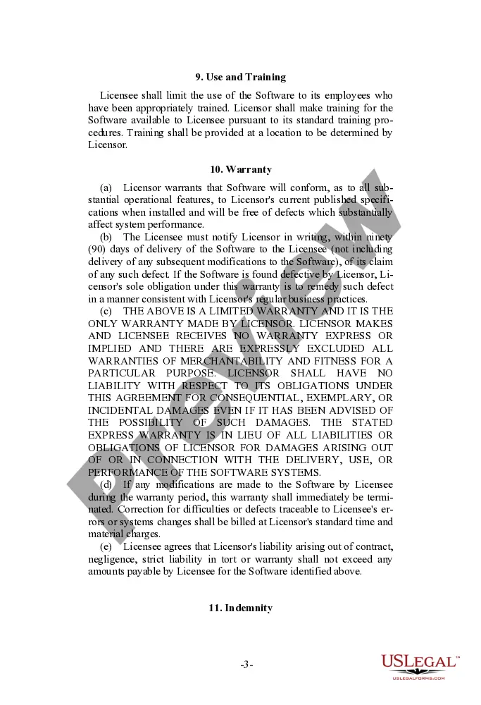 Preview Perpetual Nontransferable Nonexclusive Vendor-Oriented Software License Agreement