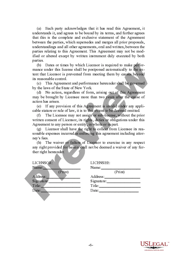 Preview Perpetual Nontransferable Nonexclusive Vendor-Oriented Software License Agreement