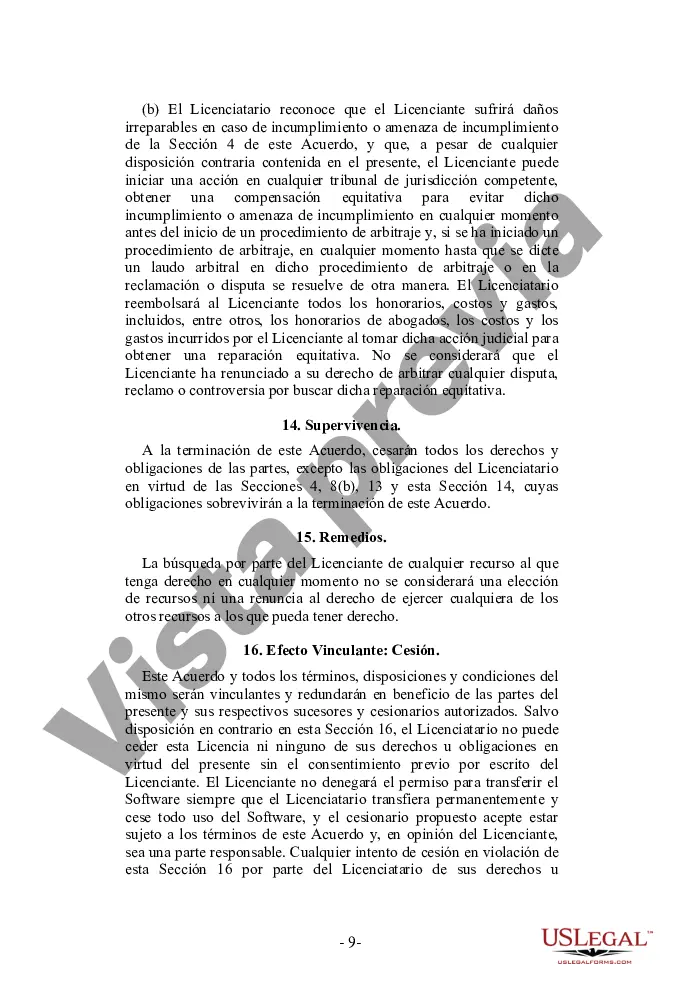 Preview Acuerdo de licencia de software de usuario final