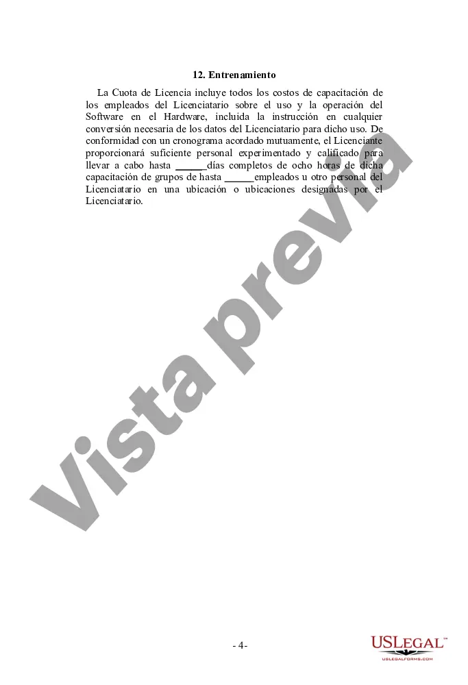 Preview Contrato de licencia de software orientado al usuario no exclusivo y perpetuo