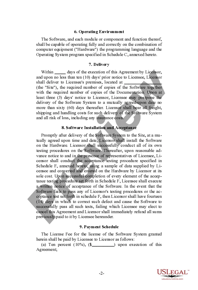 Get Perpetual Nonexclusive User-Oriented Software License Agreement Preview Perpetual Nonexclusive User-Oriented Software License Agreement