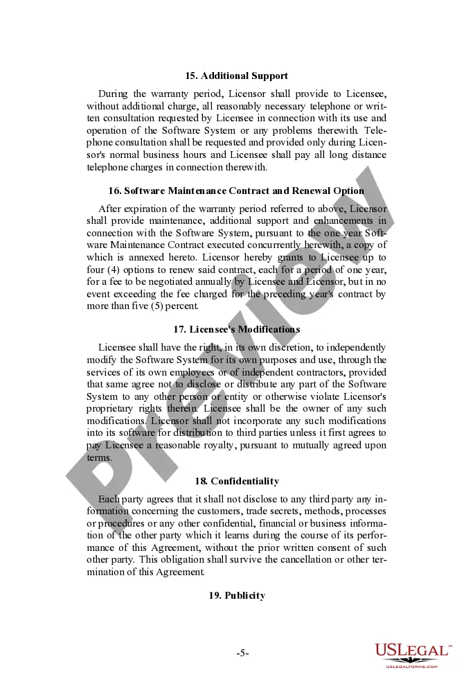 Get Perpetual Nonexclusive User-Oriented Software License Agreement Preview Perpetual Nonexclusive User-Oriented Software License Agreement