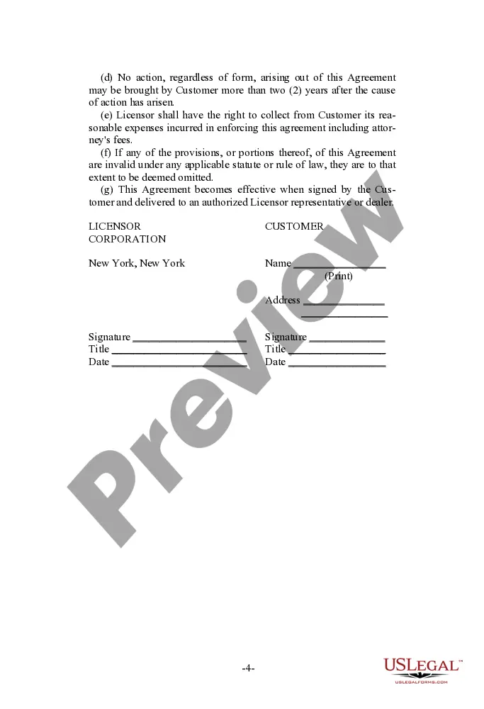 Get Microcomputer Software License Agreement Preview Microcomputer Software License Agreement
