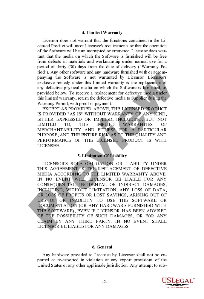 Get Shrink Wrap End User Software License Agreement Preview Shrink Wrap End User Software License Agreement
