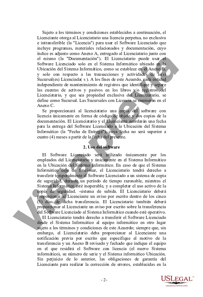 Preview Acuerdo de licencia de software con opción de múltiples sucursales