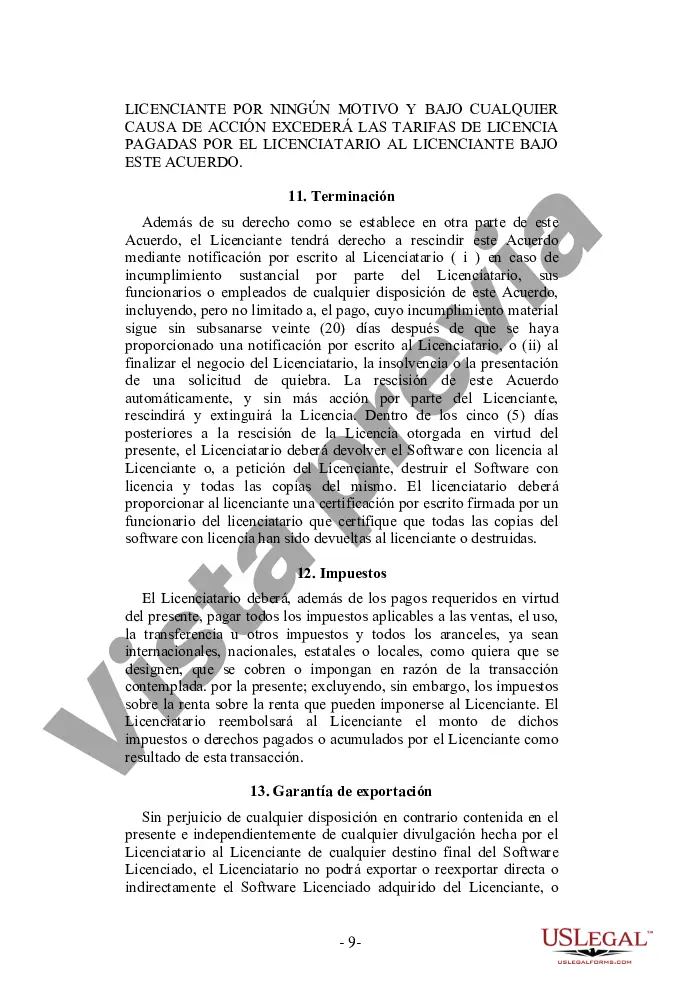 Preview Acuerdo de licencia de software con opción de múltiples sucursales