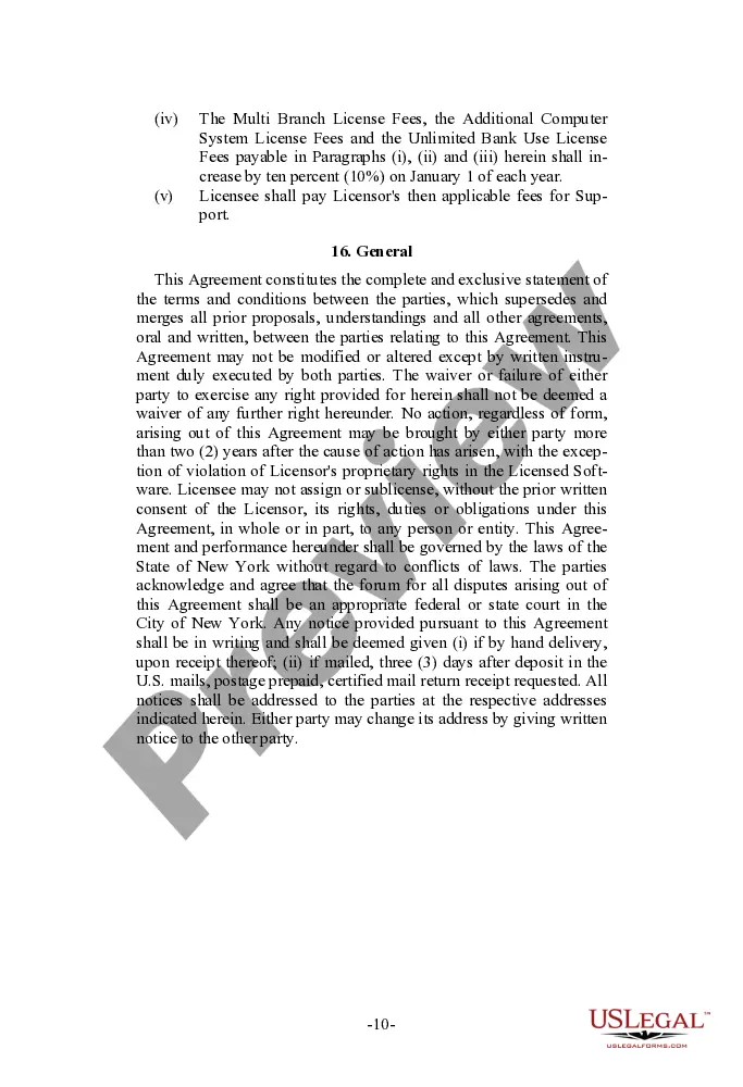 Get Software License Agreement with Multi-Branch Option Preview Software License Agreement with Multi-Branch Option